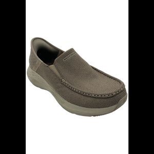 Skechers Men's Slip-ins Parson Knit Shoes Oswin Taupe - Extra Wide